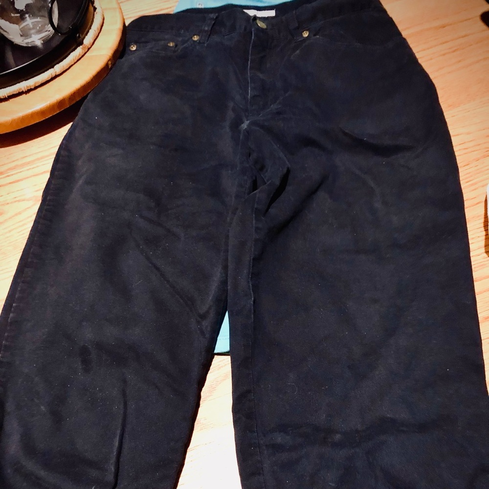 On Sale! Black Cotton blend Capris for warmer weather.